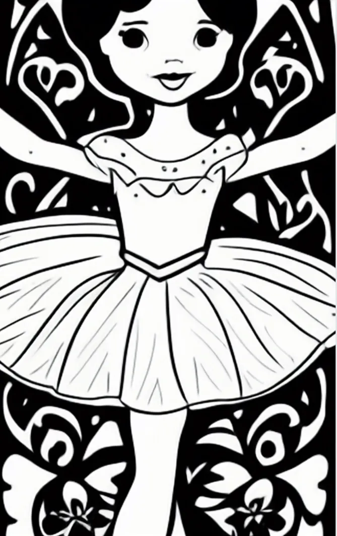 My Brown Ballerina Coloring Book - Image 2