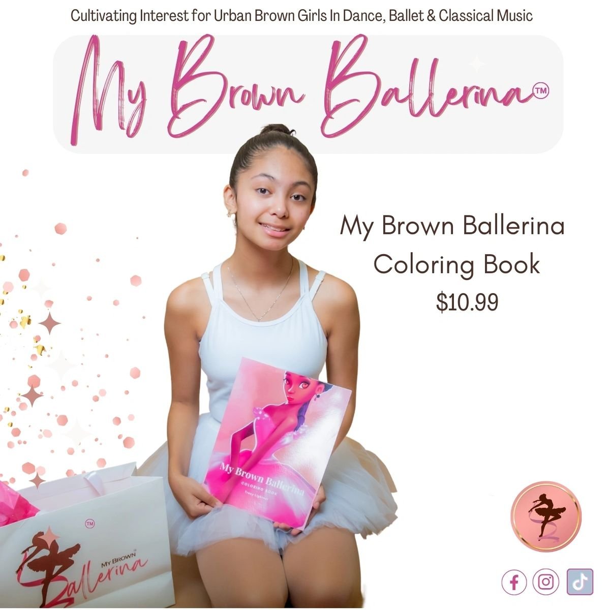 My Brown Ballerina Coloring Book